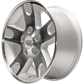 Factory Wheel Replacement New 17x7.5"" 17 Inch Aluminum Alloy Wheel Rim for Ford F-150 2002-2003 | ALY03466U20N | Direct Fit - OE Stock Specs, Machined and Silver