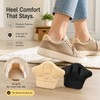 4-Pack Heel Cushion Inserts for Loose Shoes – Soft Fabric