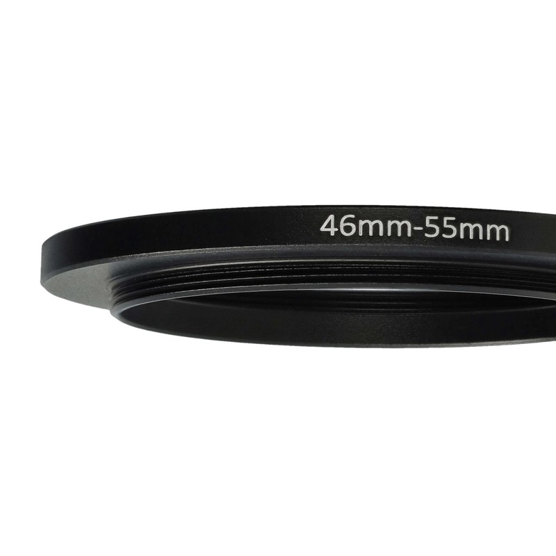 vhbw 46mm to 55mm Step Up Ring Adapter for Camera