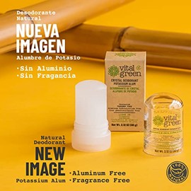 Desodorante Piedra Natural 60g Sin Color unidad