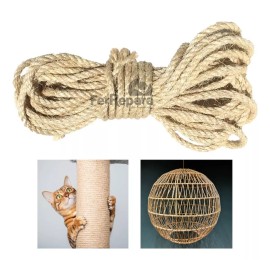 jarcimex 40m Henequén Ixtle Yute Mecate Decoración Manualidades 6mm