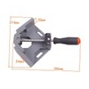 LALAFINA 1PC Multi Function Right Angle Clamp Durable Woodworking Fixation