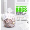 FORID Clear Medium Garbage Bags – 8 Gallon Plastic Trash