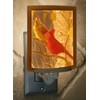 Cardinals - Colored Curved Porcelain Lithophane Night Light