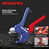 WORKPRO Ratchet PVC Pipe Cutter Tool, Up to 2-1/2", Pex