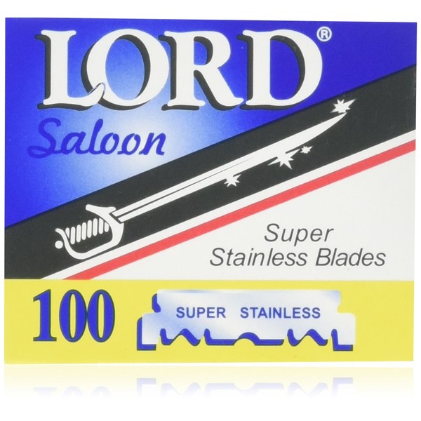 LORD Single edge razor blades 100ct