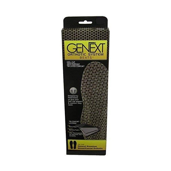 GenExt Beats Premium (Neutral Heel) Full Orthotic Arch Support Insole