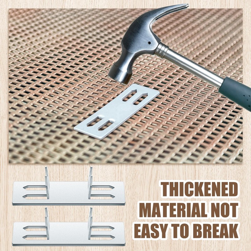 MorningRo 100 Pcs Galvanized Shade Cloth Clips Sun Shade Fabric
