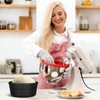 3-Pack Silicone Bowl Liners & Lids for KitchenAid Tilt-Head 5