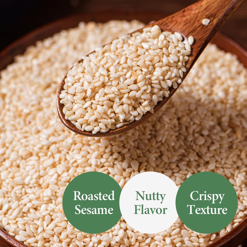 Wang Premium Roasted and Toasted Sesame Seeds, 8 Ounce -