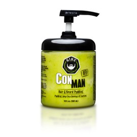 GIBS Grooming Con Man Hair & Beard Pudding, 19 Fl Oz
