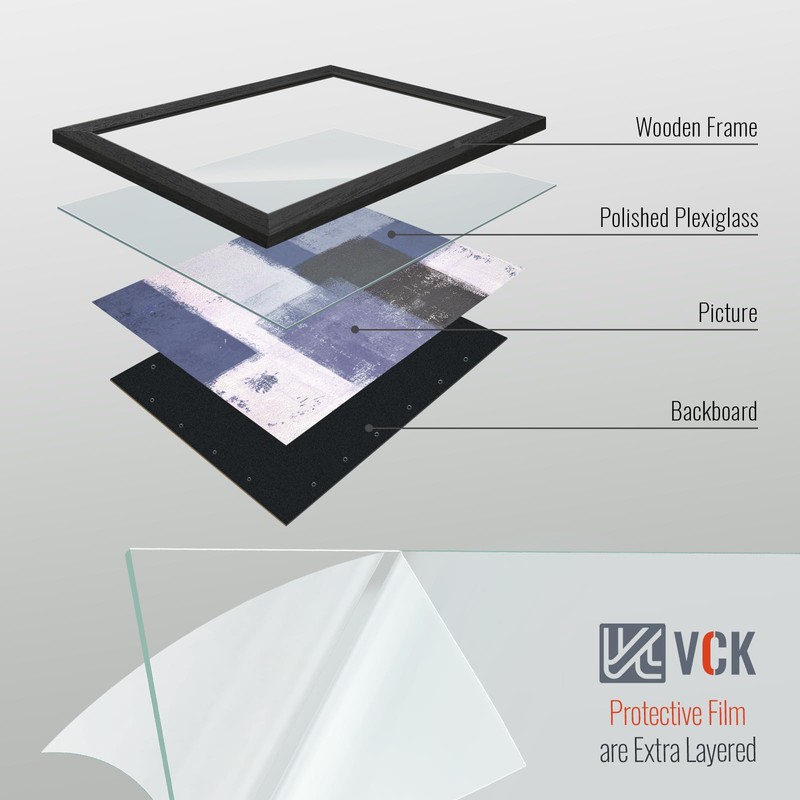 VCK 20x30 Black Poster Frame 3 Pack, Picture Frame with