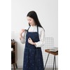 Pincy Cotton Denim Apron, Unisex Adjustable Bib Apron with Pockets