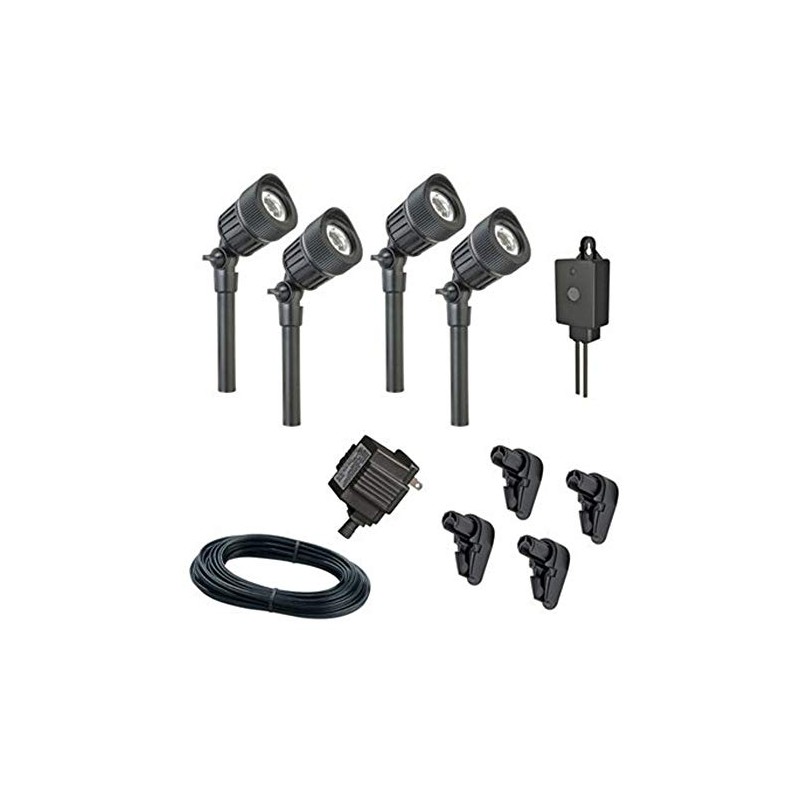 Sterno Home GL33010BK Paradise Low Voltage Micro Spot Light Kit,