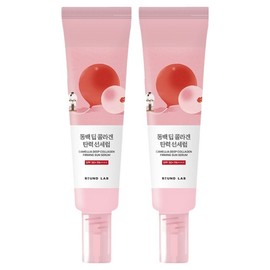 Partner_Reference Round Lab Camellia Deep Collagen Elasticity Sun Serum SPF50+ PA++++ 50ml 2pcs / 라운드랩 동백 딥 콜라겐 탄력 선세럼 SPF50+ PA++++ 50ml 2개