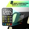 Scale for Body Weight, RunSTAR 8 Electrodes High Accurate Rechargeable