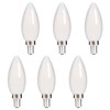 HOLA LED Candelabra Bulb, 40W Equivalent LED Chandelier Bulb, Dimmable