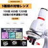 PLEAVIT Microscope Set, Elementary School Students, Junior High School, Children,