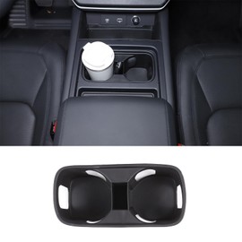 Center Console Cup Holders Coaster Compatible with Land Rover Defender 2020-2024,Silicone Anti Dust Water Cup Holder Protector (2022-2024)