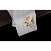 [Ebherys] 100% Silk Pure Hand Embroidery Handkerchief Square Hand Embroidery