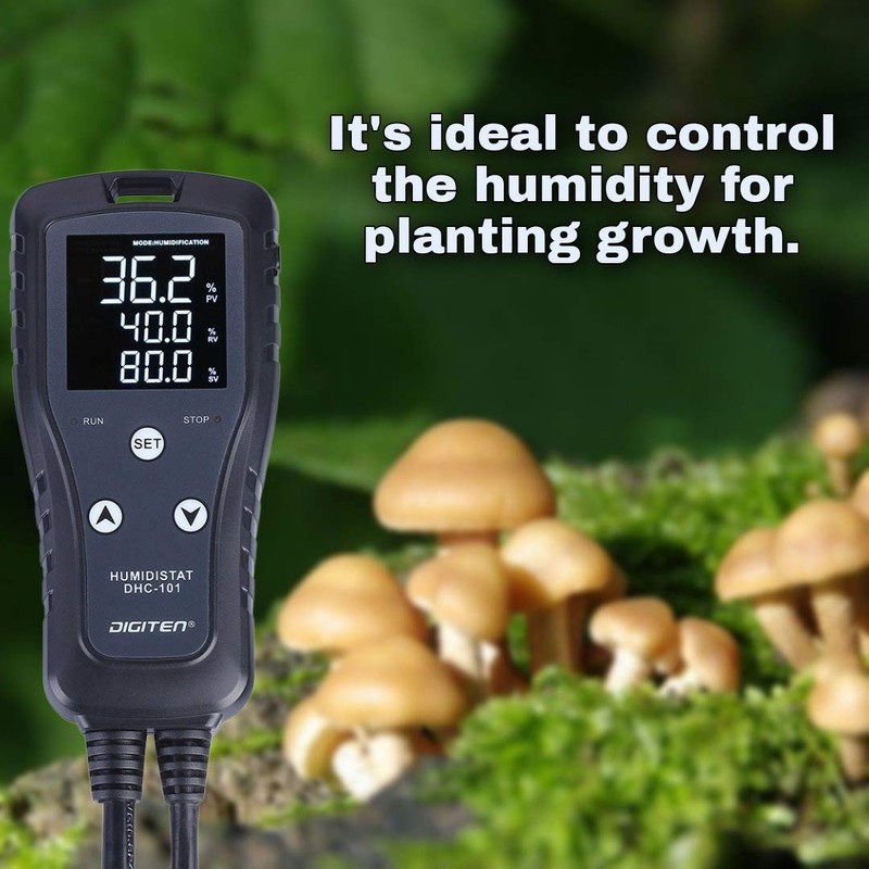DIGITEN Humidity Controller DHC101 Digital Humidistat Pre Wired Outlet Reptile