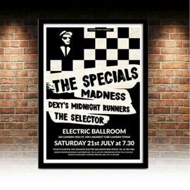 Novelty Retro Vintage Wall tin Plaque 20x15cm - Ideal for Pub shed Bar Office Man Cave Home Bedroom Dining Room Kitchen The Specials Ska madness
