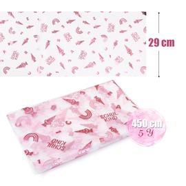 COLOFALLA 450 cm x 29 cm First Day of School Table Runner First Day of School Table Runner Boy Girl Table Decoration First Day of School Decoration (Pink)