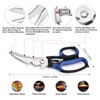 Heavy Duty Kitchen Shears with Unique Curve Blade, No Rust