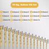 99 Piece Titanium Drill Bit Set: Drill Bit Set with