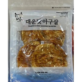Daon Korean Spicy Roasted Seasoned Monkfish Fish Strip Snack 매운맛아구살 140g