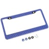 BLVD USA 2PCS Bling License Plate Frame Glitter Crystal Sparkling