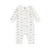 Petit Bateau Baby A0CSQ Sleep Well Without feet, White/Multicolor, 3