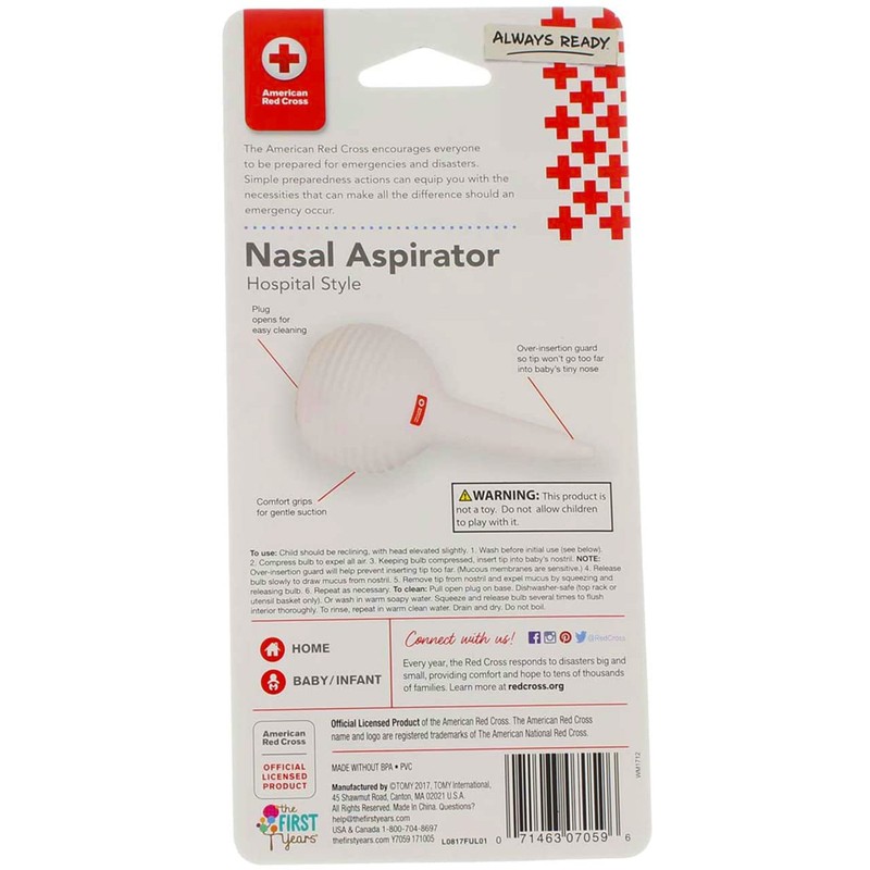American Red Cross Nasal Aspirator 1 ea (Pack of 3)