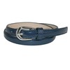 CTM® Kid's Skinny Dress Belt, Small, Navy