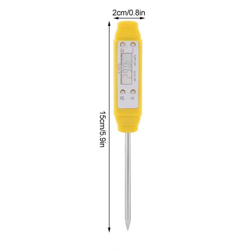 1Pc Instant Reading, Thermometer Kitchen Probe Type Electronic Digital Food