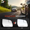 A-Premium Right Passenger Side Non-Heated Mirror Glass with Backing Plate