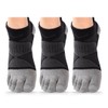 AQshop Men's Women's Five Toe Socks, Pro Running, Arch Fit,