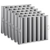 WILPREP Stainless Steel Range Hood Filters, 19.5 x 24.6 Inches