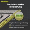 KIRNER Carpenter's Square 180 mm - Precise Stainless Steel Metal