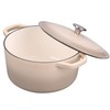 VORRINGARD Enameled Cast Iron Dutch Oven Pot with Lid, for
