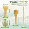 Matcha Set 4 Pieces Japanese Ceremony Resin Matcha Whisk Bamboo