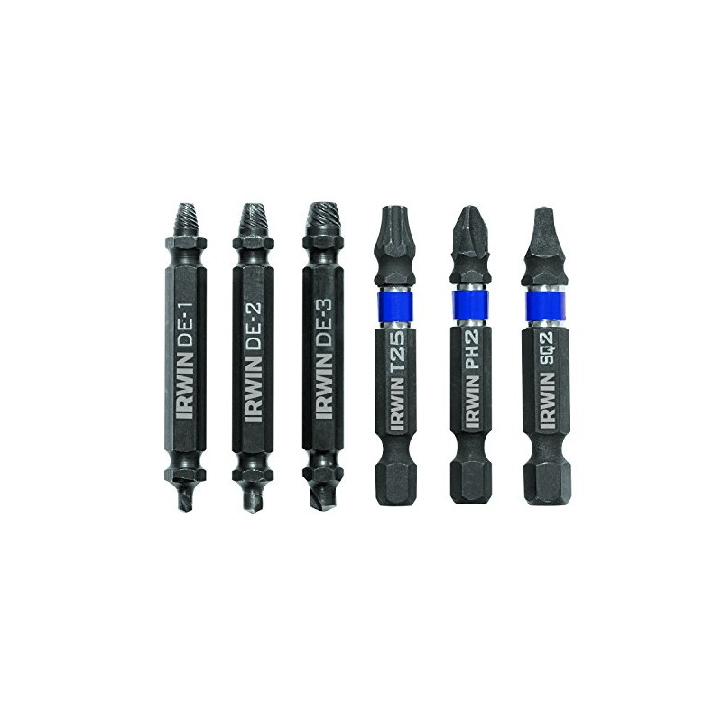 IRWIN Tools IMPACT Performance Series SCREW GRIP Double-Ended Screw Extractor