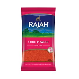 Rajah Spices Chilli Powder | Lal Mirch Powder | Mirch Powder | Chilli | Red Chilli Powder | Hot Chilli Powder | (400g)
