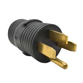 Superior Electric RVA1588 50 Amp Male NEMA 14-50P to 30 Amp Female NEMA TT-30R Adapter Plug for RV