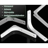 ZiYuya 4PCS Shelf Bracket, Right Angle Corner Brackets Heavy Duty