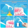 Hilo Dental con Mango, Palillos de Hilo Dental para Limpieza