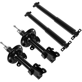 SCITOO Front Rear Shock Absorbers Fits For Honda Pilot 2009-2015 Auto Shocks 72648 339361 72647 339362 37339 (4Pcs)
