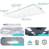 WYZM 4 Pack 2x4 LED Panel Light Drop Ceiling Indoor