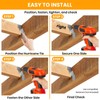 Hurricane Ties for Rafters, 30 Pcs 18-Gauge Galvanized Hurricane Straps