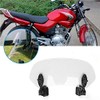 Auxiliary Windscreen Motorcycle - Motorcycle Windshield Universal Abs Transparent Adjustable